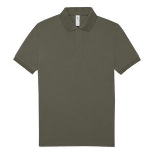 B&C Mens Polo Shirt / Camo Green